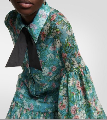 36IT- Gucci floral-print silk maxi dress- BNWT - RRP$8,900 USD + Tax - Picture 13 of 17