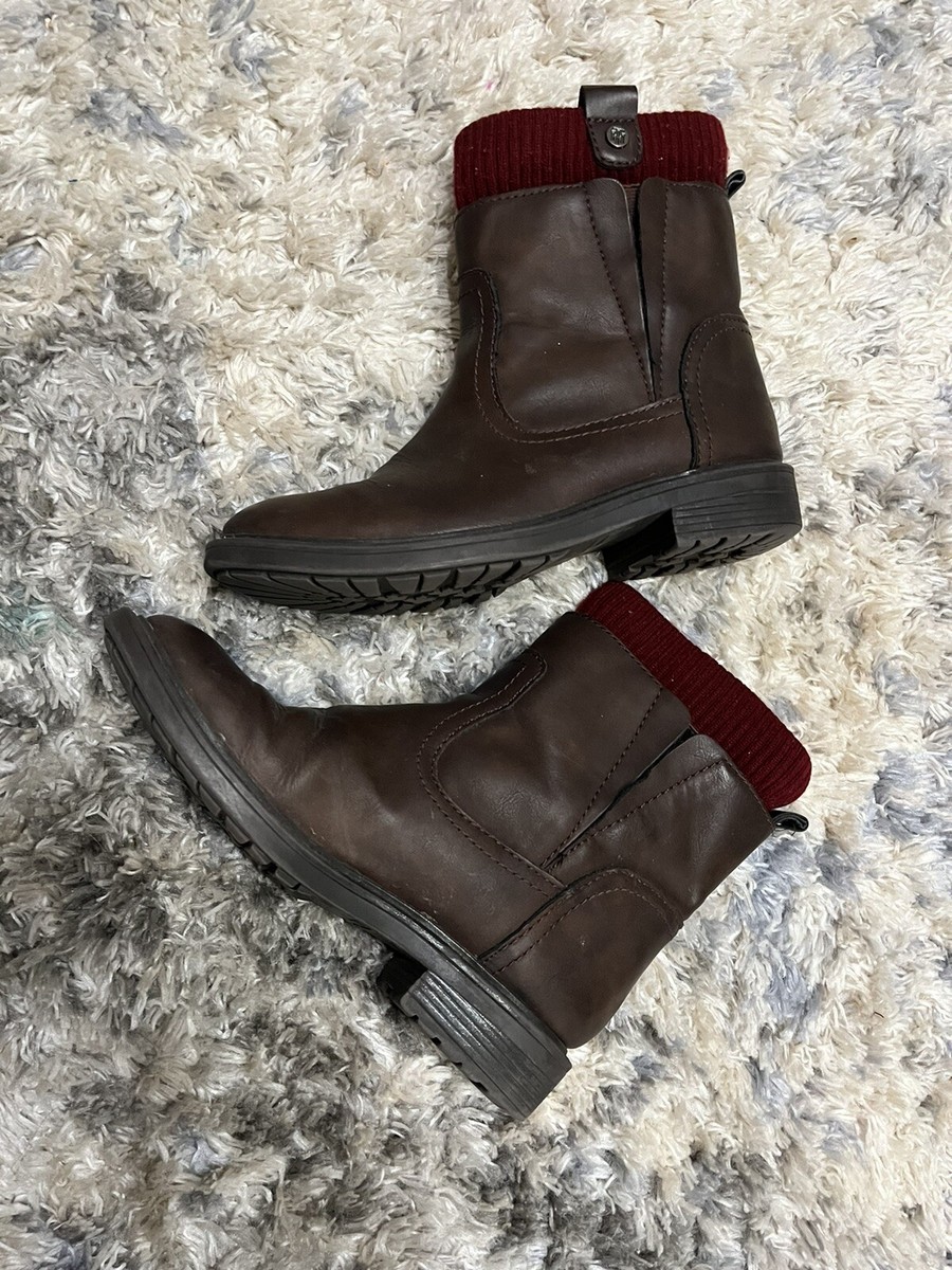 Tommy Hilfiger Vegan Work Boot Brown Size 6.5 | eBay display picture 2
