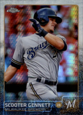 2015 Topps Chrome BB Parallelkarten 1-200 Prism Refractors -You Pick-