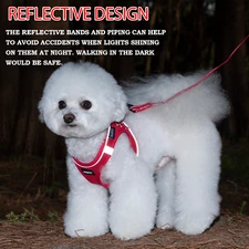 Dog Chest Strap Adjustable Breathable Puppy Dog Harness Vest Harness 3XL-L