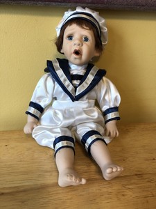 porcelain sailor boy doll