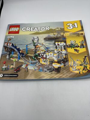 Lego CREATOR 31084 Instruction Manual Book Only In Roller Coaster no  bricks