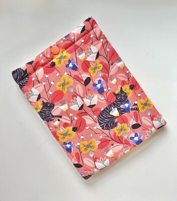 Kindle Padded Sleeve l Cute Cat Pattern| Hand Made | Padded