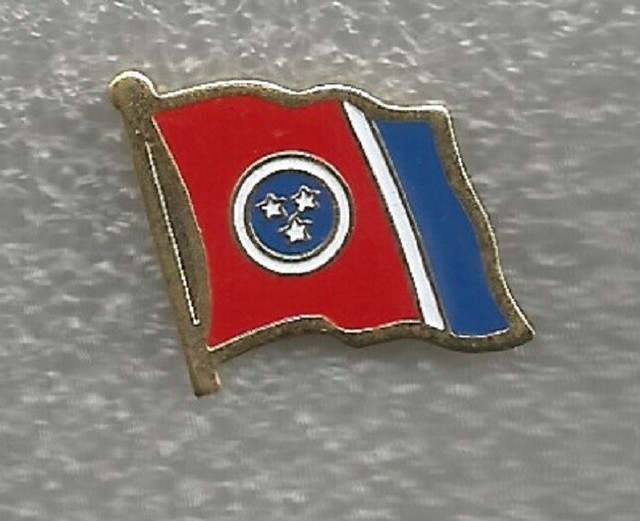 Tennessee Waving Flag Lapel Pin eBay