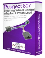 Peugeot 807 car stereo lead adapter, Connect your Steering Wheel stalk controls