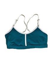Women's Light Support Simplicity Striped Sports Bra All in Motion Turquoise XXL