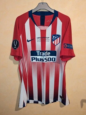 Maillot nike Atletico Madrid 2018/2019 Gimenez super coupe d'Europe stock pro - Photo 1/4