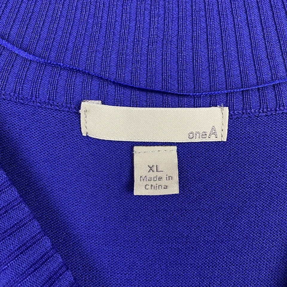 один A женщин свитер XL фиолетовый 3/4 рукав спрятаться легкий вискоза нейлона - Изображение 4 из 4