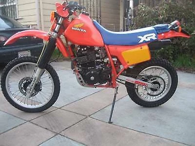 Seat Cover for Honda XR500R XR 500 XR500 1983–1985 – Blue Synthetic Leather - Image 3 of 4