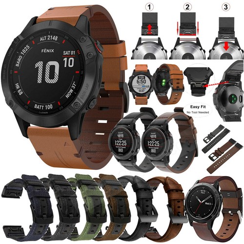 Luxury Leather Watch Band Strap 