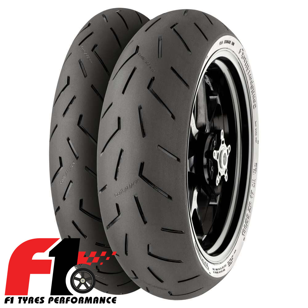 Coppia Gomme Moto Continental SportAttack 120/70 ZR17 58W+190/55