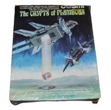 THE CRYPTS OF PLUMBOUS Atari 400 800 Vintage 1982 Cosmi Diskette w/Manual SEALED