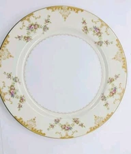 Jyoto China Dinner PLATE Lot Made in Occupied Japan Vintage Set of 4 Round 10 in