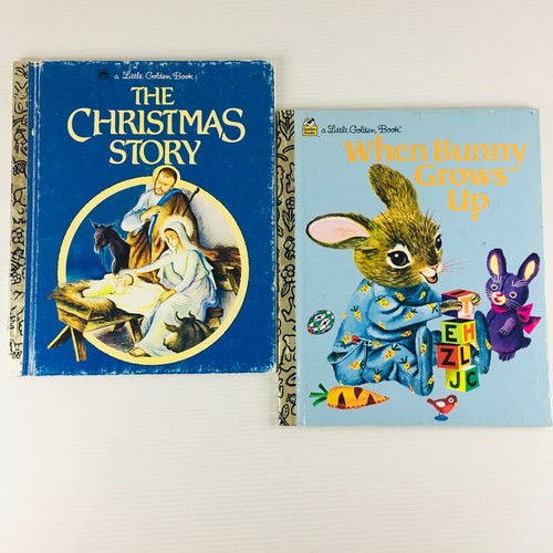 Little Golden Books Bundle 8 Vintage Hard Cover Children's Stories Free Postage - Picture 3 of 12