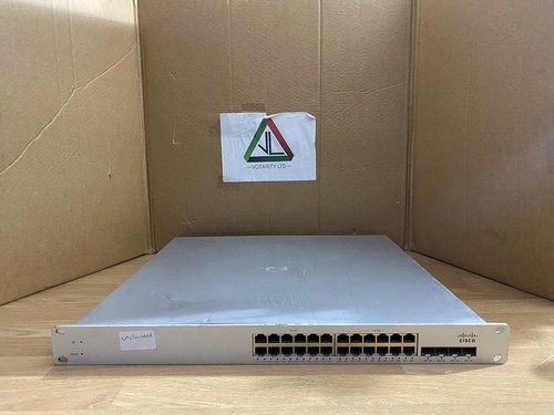 Conmutador Cisco Meraki MS320-24P Gigabit PoE+ con doble fuente de alimentación - sin reclamar (IVA incluido) - Imagen 1 de 8