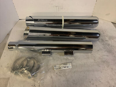 NEW Drag Specialties Python Mamba Slip-On Mufflers 451-066