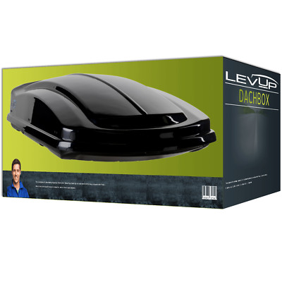 LEVUP Space 530 Duo in schwarz, glänzend - Dachbox - NEU