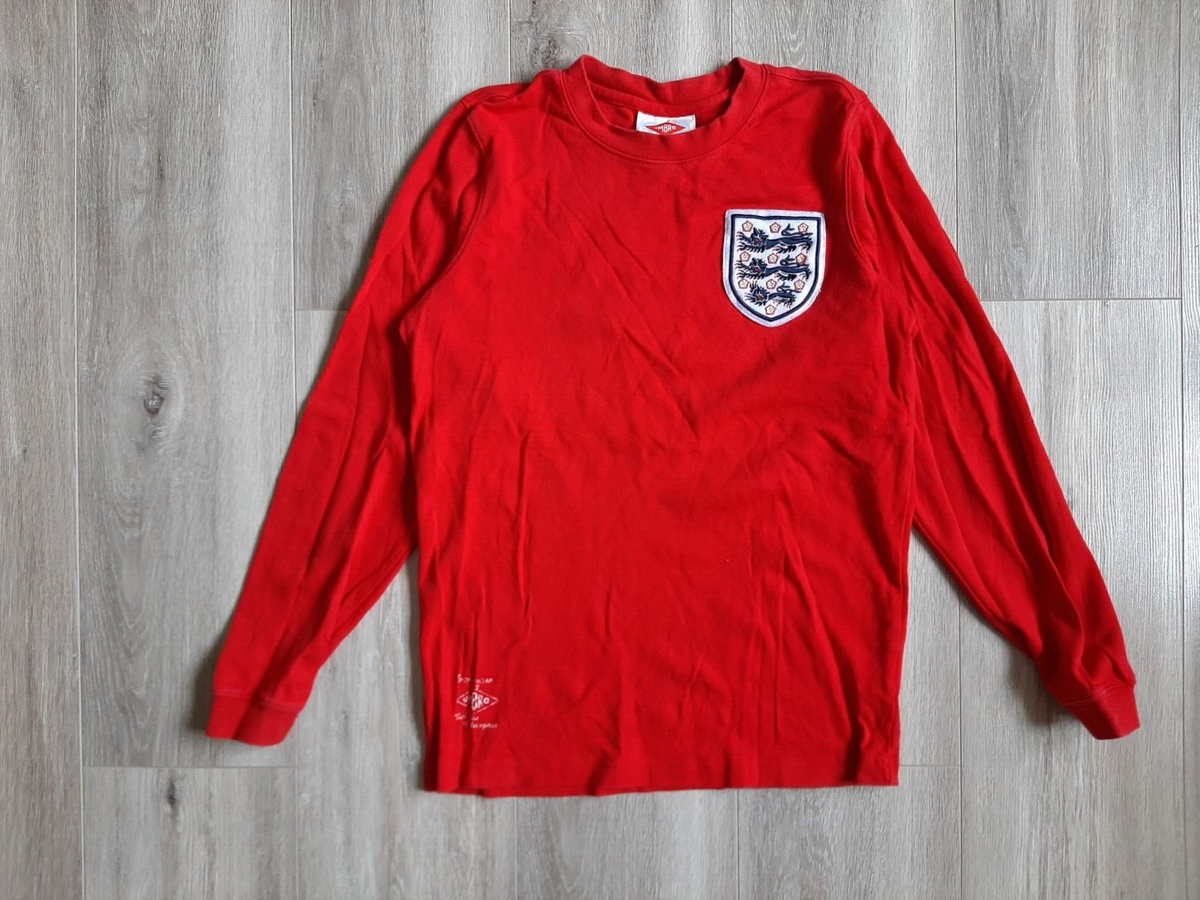 England Retro Umbro Football Shirt 1966 Jersey Soccer Camiseta