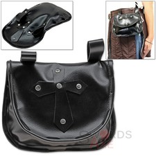 Gothic Priest Belt Pouch Medieval Christian Cross of God Waist Bag Leather Sack