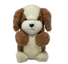 POLAR PUFF Puffer Puppy Dog 8" Plush 1995 Mighty Star Special Effects Vintage