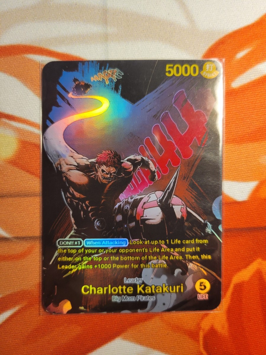 One Piece TCG Custom Leader - Charlotte Katakuri (OP03-099 One Piece TCG Custom Leader - Charlotte Katakuri (OP03-099