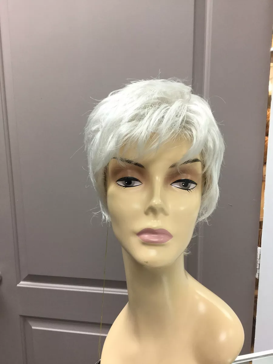 Bell Tress BOBBIE Short Wavy Pixie Synthetic Wig White CLOSEOUT
