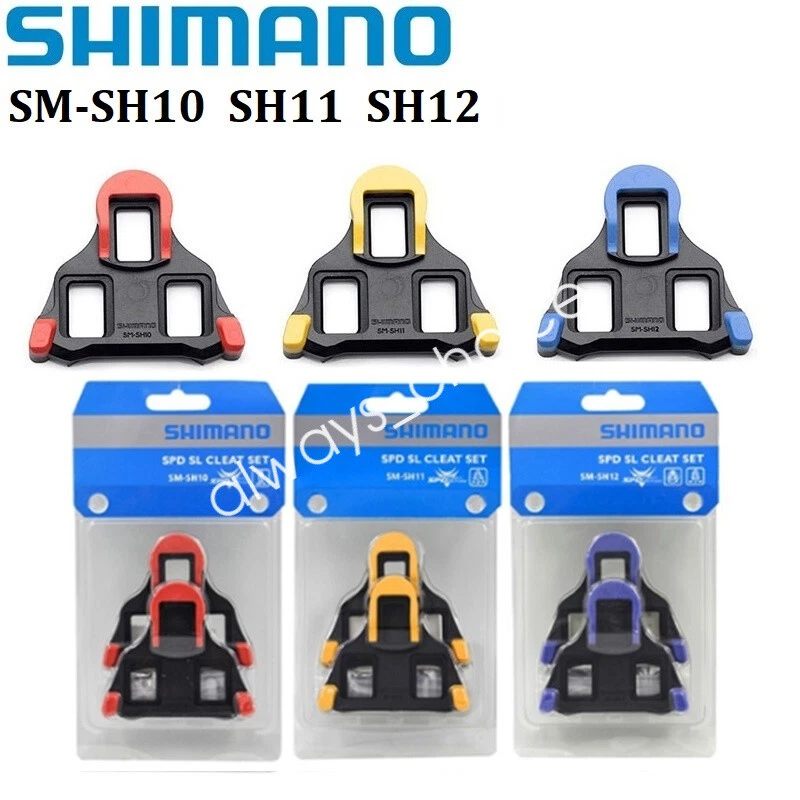 Shimano SPD-SL 0/2/6° SM-SH10/SH11/SH12 Fahrrad Pedale Cleatset Rennrad Cleats - Bild 1 von 4