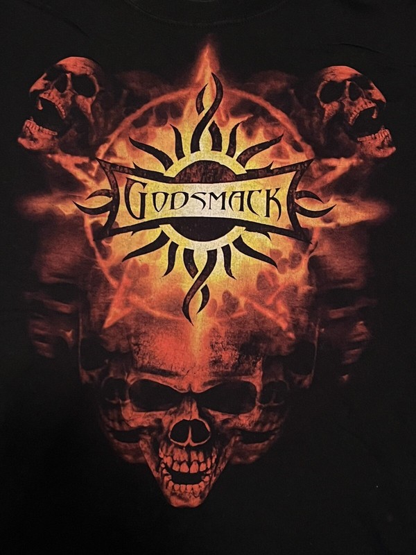 GODSMACK 2009 US Tour Shirt Size XL Dates On Back Rock Heavy Metal