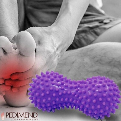 PEDIMEND  Muskelmüdigkeit Schmerzen Schmerzlinderung Erdnussform stacheliger Massageball 1 Stück UK