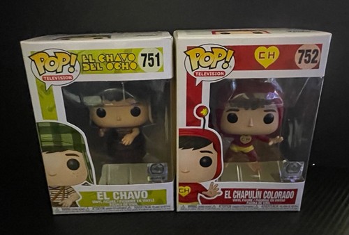Funko El Chapulin Colorado and El Chavo Del Ocho Pops 751 & 752 Vaulted