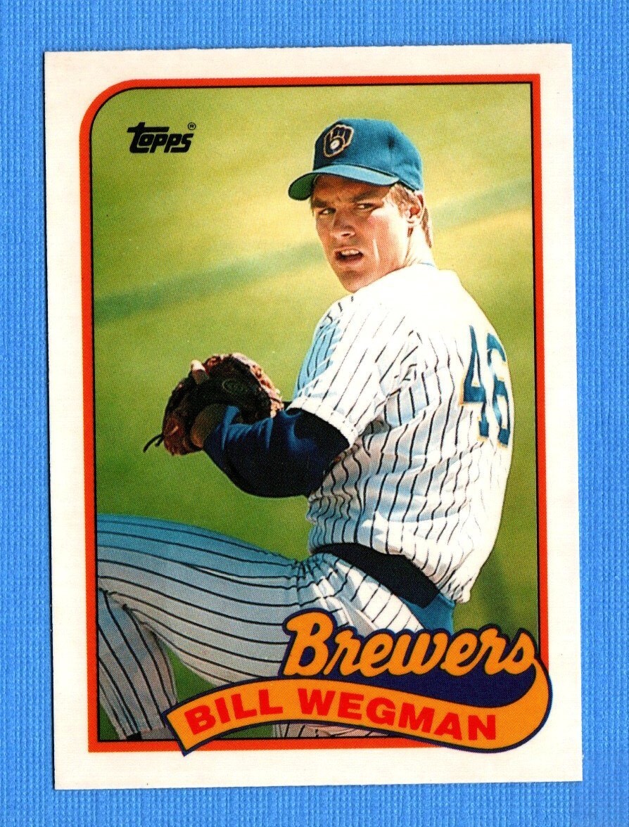 1989 Topps Tiffany #768 Bill Wegman Brewers