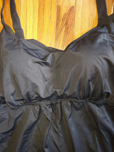 Badeanzüge für Damen schwarz Badekleid Oberteil #64-0983-3 Größe 26 neu mit Etikett - Bild 4 von 6