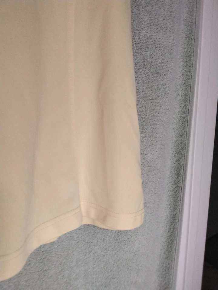 Camiseta sin mangas Monterey Club Dry Swing para mujer talla XL amarilla trigo pálido sin mangas Foto 4 de 4