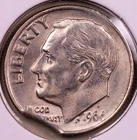 1966-P Roosevelt Dime *ERROR* Clipped Planchet ***RARE ORIGINAL US MINT ERROR***