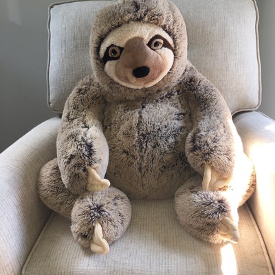 Hug Fun XL Jungle Sloth 36â Plush Brown Jumbo Stuffed Animal | eBay