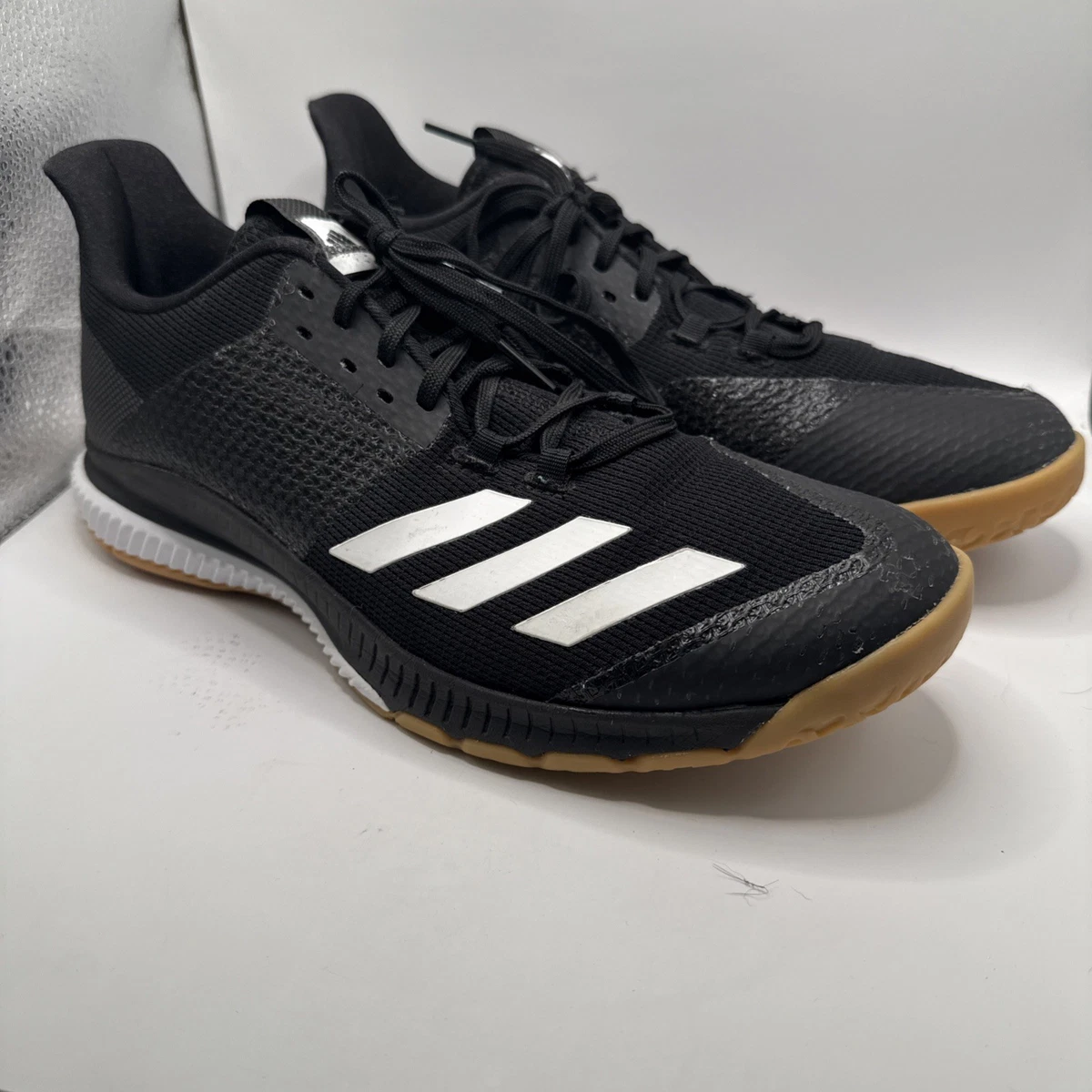 adidas gazelle silver green womens New Adidas womens Crazyflight Bounce 3 Volleyball Shoe, Black/White/Gu   PremierSports