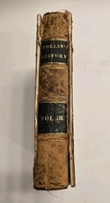 Product Image: 1845 Ancient History Vol III Charles Rollin Leather Bound w/ Fold-Out Map