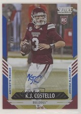 2021 Score Rookies Artist's Proof Signatures 22/35 KJ Costello #391 Auto 0ll2