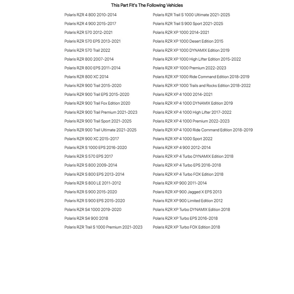 Tapa de gas de aluminio Tusk Billet negra/plateada para Polaris RZR S 800 2009-2014 Foto 2 de 4