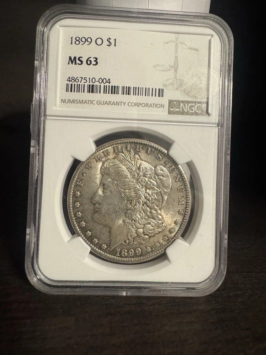 MS 63 Graded 1899 Year Morgan US Dollars (1878-1921) for sale | eBay