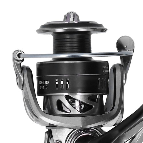 Fishing Reel 5.2:1 13+1BB Without Gaps Bearings Spinning Reel Smooth Metal S HOT - Bild 21 von 24