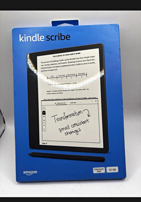 Amazon Kindle Scribe 32GB 10.2in Black eBook Reader Wi Fi Backlight