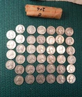 40 Washington 90 Per Cent Silver Quarters