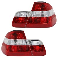 RüCkleuchten Heckleuchten Set FüR Bmw E46 Limo Bj. 2001-2005 Rot Weiss