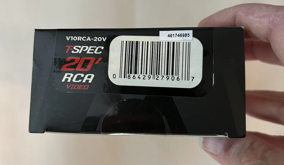 T-Spec V10RCA-20V 20’ Single-Channel RCA Video Cable NIB - Image 3 of 3