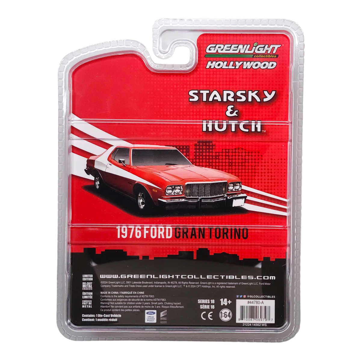 GREENLIGHT 1976 Ford Gran Torino Chase Hollywood Starsky & Hutch