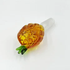 14MM Male Yellow Pineapple Hookah Water Pipe Bong Bowl USA Fast Free Ship