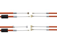 Bowdenzug-Satz FüR Simson S51, S70, S53, S83 Mit Hochlenker - Orange (Prewarit®)