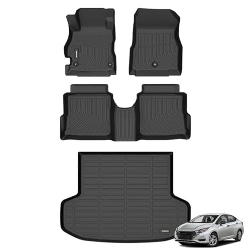 ANBINGO® Floor Mats & Cargo Liner for Nissan Versa 2020-2025, Sedan, S/SV/S