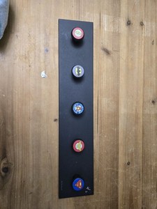 Justice League Superhero Wall Coat Rack 5 Peg Hooks Batman Superman DC Comics